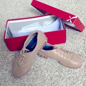 Capezio Leather Flex Master Tap Shoes - Tan 4.5